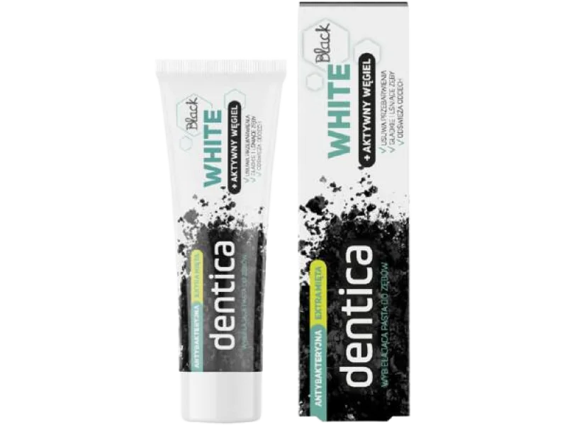 TOŁPA Pasta do zębów dentica black, 75 ml