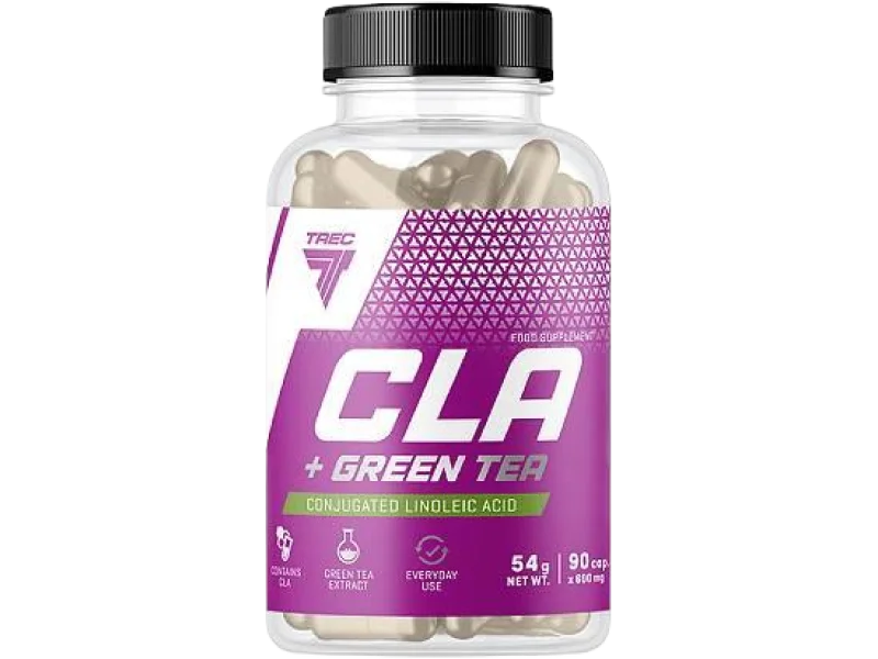 Trec CLA + Green tea Kwas linolowy + Zielona herbata, kapsułki, 90 kaps.