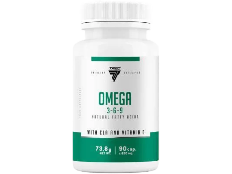 Trec Vitality Omega 3-6-9, kapsułki, 90 kaps.