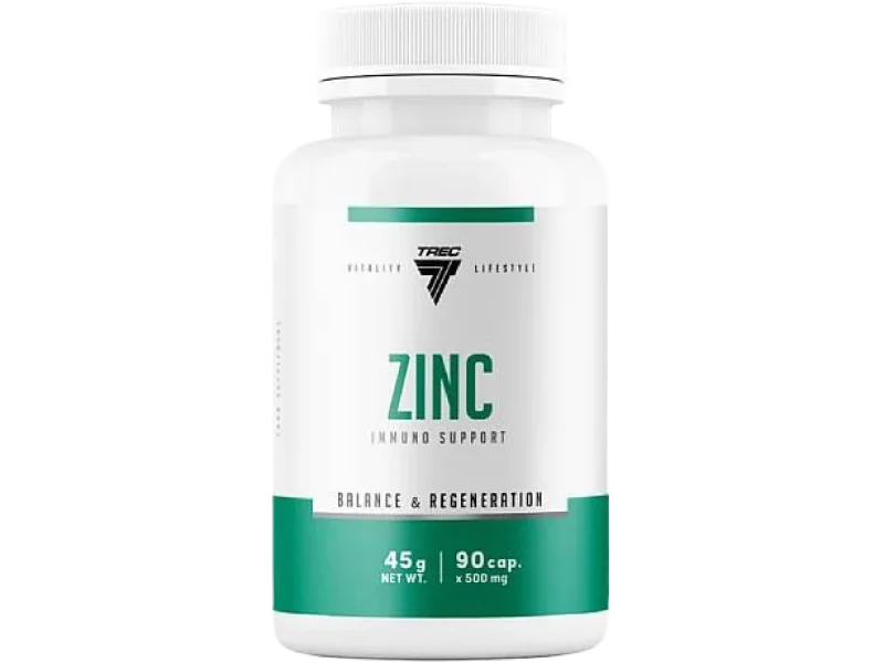 Trec Vitality Zinc, kapsułki, 15 mg, 90 kaps.