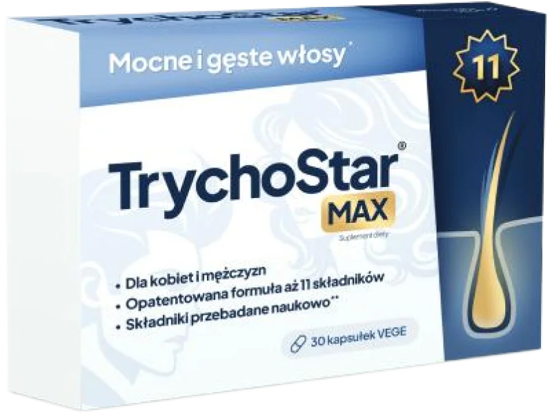 TrychoStar Max, kapsułki, 30 kaps.