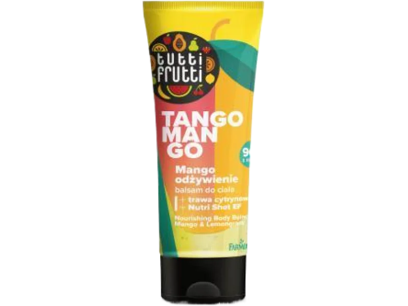 Tutti Frutti odżywczy balsam do ciała mango i trawa cytrynowa + Nutri Shot EF, 200 ml