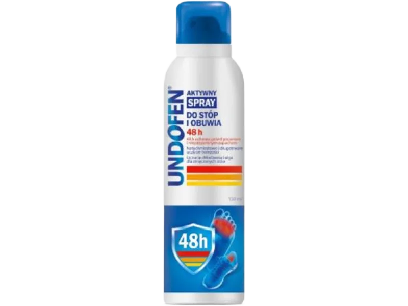UNDOFEN Aktywny spray do stóp i obuwia, 150 ml