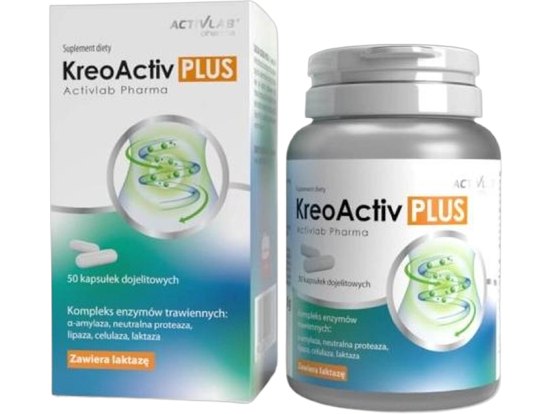 Unipro ActivLab Kreoactiv Plus, kapsułki dojelitowe, 50 kaps.