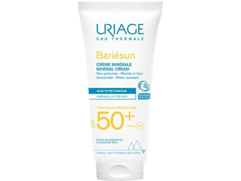 URIAGE Bariesun Krem mineralny do twarzy i ciała SPF 50+, 100 ml