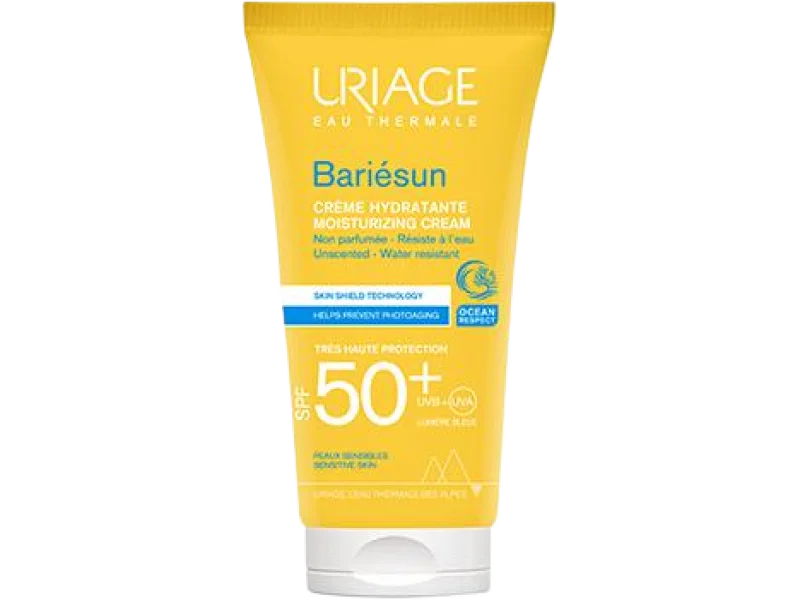 URIAGE Bariesun Krem nawilżający do skóry wrażliwej SPF 50+, 50 ml