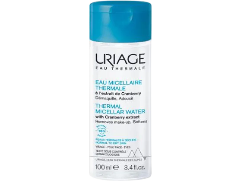 URIAGE EAU THERMALE Termalna Woda Micelarna z ekstraktem z Żurawiny do skóry normalnej i suchej, płyn, 100 ml
