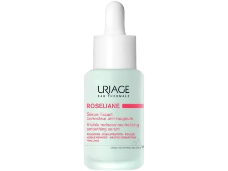 Uriage Roseliane Serum wygładzające przeciw zaczerwienieniom skóry do cery wrażliwej, 30 ml