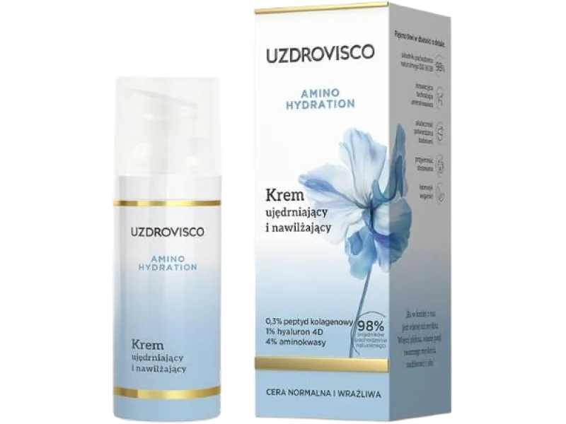 UZDROVISCO Amino Hydration Krem ujędrniający i nawilżający, 50 ml