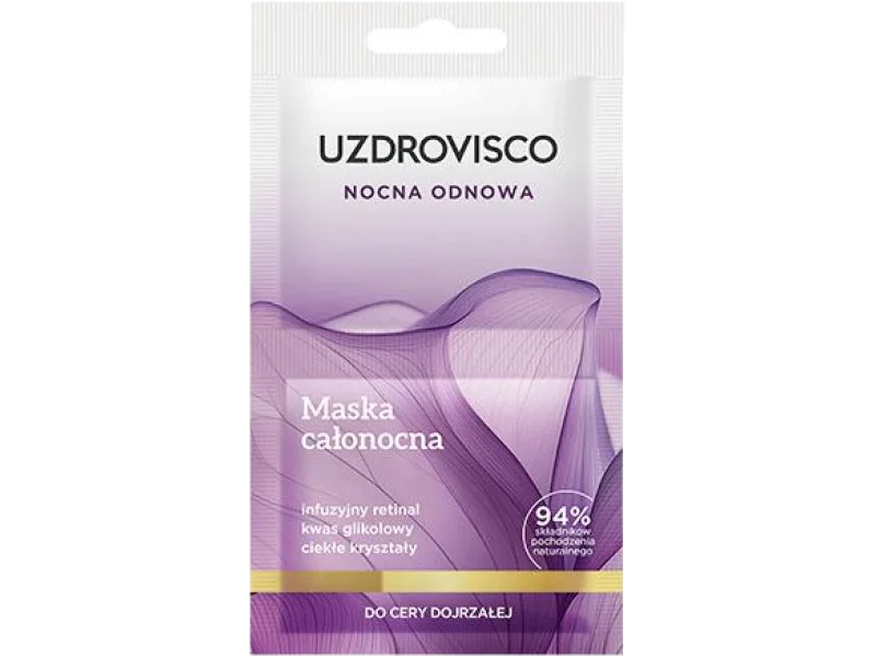 Uzdrovisco Maska całonocna Nocna Odnowa, 10 ml