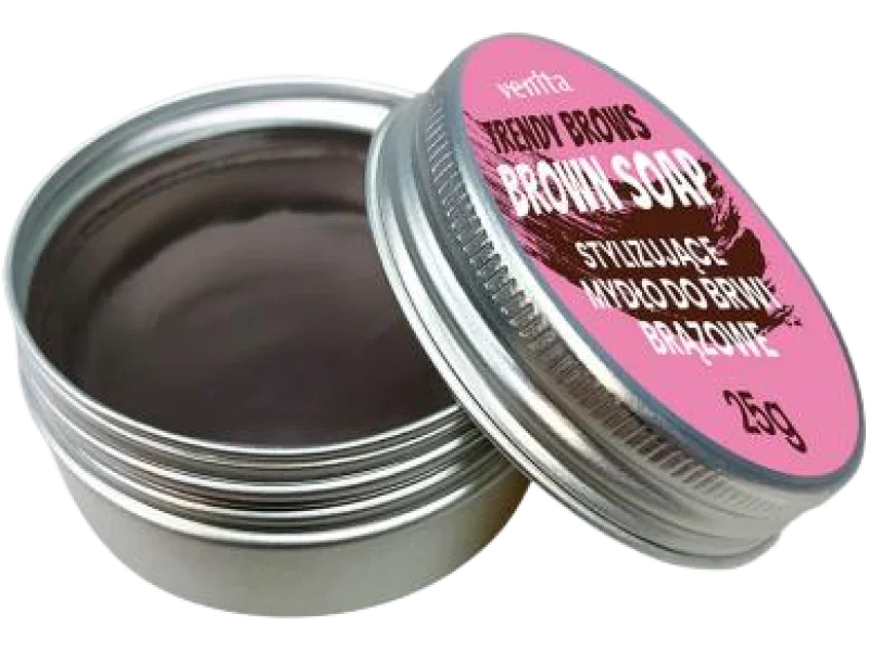Venita Trendy Brows stylizujące mydło do brwi, brązowe, 25 g