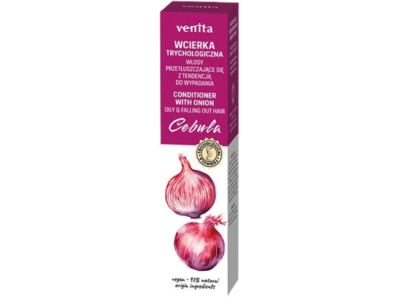 VENITA Wcierka Trychologiczna do włosów przetłuszczających się Cebula, płyn, 100 ml