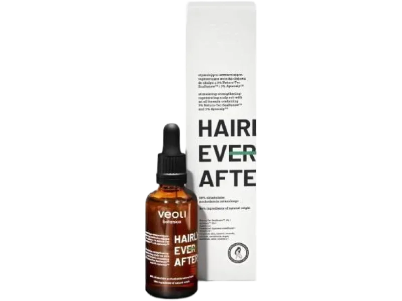 VEOLI BOTANICA Hairly Ever After Stymulująco-wzmacniająco-regenerująca wcierka olejowa do skalpu z 3% Natura-Tec Searenew i 3% Apiscalp, 50 ml