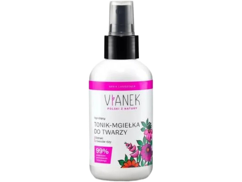 VIANEK Łagodzący tonik-mgiełka do twarzy, 150 ml