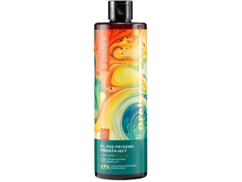 VIANEK Żel pod prysznic pobudzający, prebiotyczny, żel, 400 ml