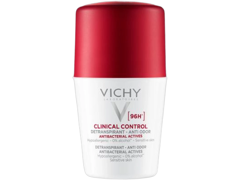Vichy Clinical Control antyperspirant dla kobiet przeciw nadmiernemu poceniu, roll-on, 50 ml