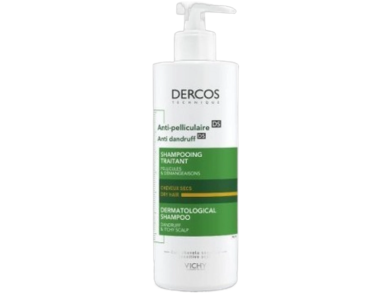 Vichy Dercos szampon przeciwłupieżowy do włosów suchych, 390 ml