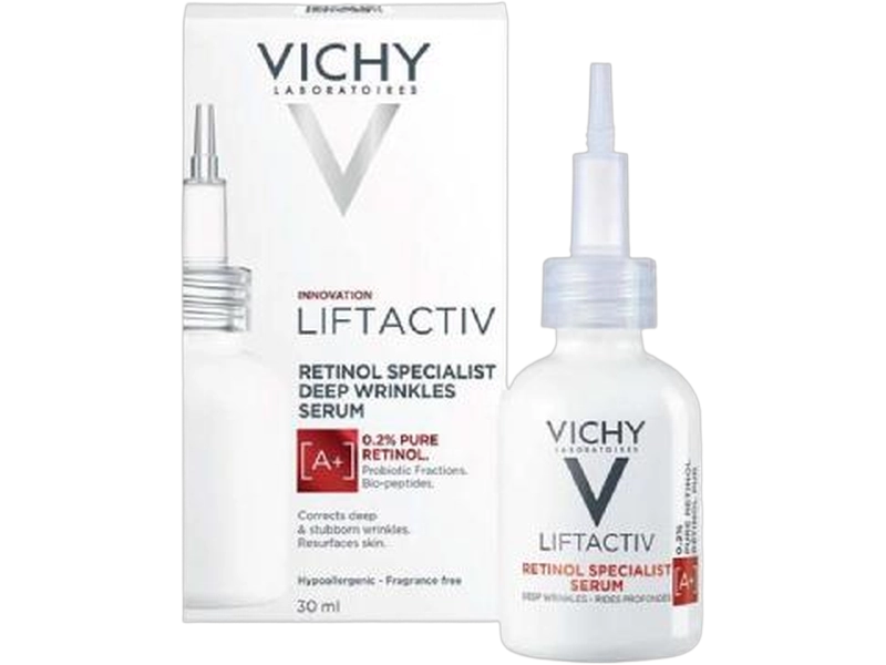 Vichy Liftactiv Retinol Specialist głębokie zmarszczki, serum, 0,20%, 30 ml