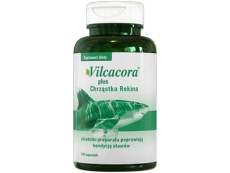 Vilcacora plus chrząstka rekina, kapsułki, 100 kaps.