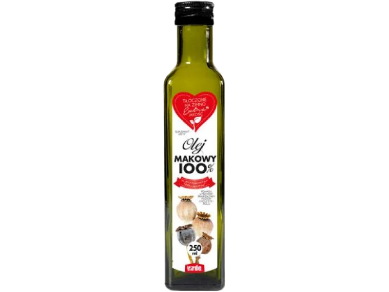 VIRDE Olej makowy 100%, 250 ml