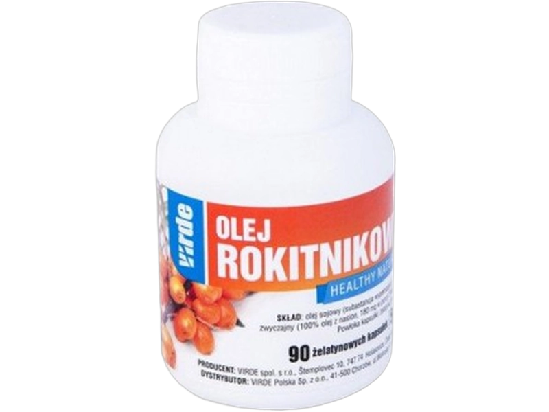 Virdepol olej rokitnikowy, kapsułki, 60 mg, 90 kaps.