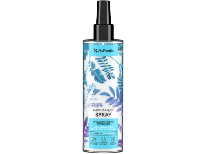 Vis Plantis Nawilżający spray do włosów suchych i matowych – Lukrecja, 200 ml