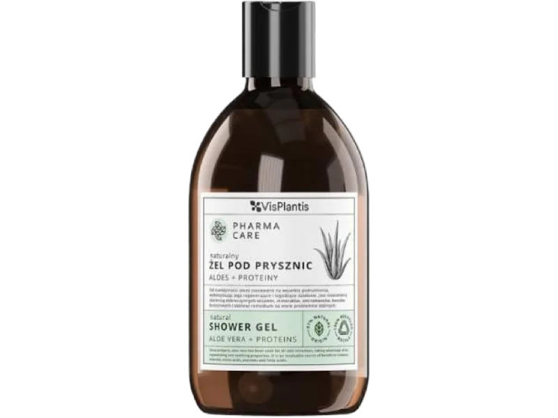 Vis Plantis Pharma Care naturalny żel pod prysznic Aloes+Proteiny, 500 ml