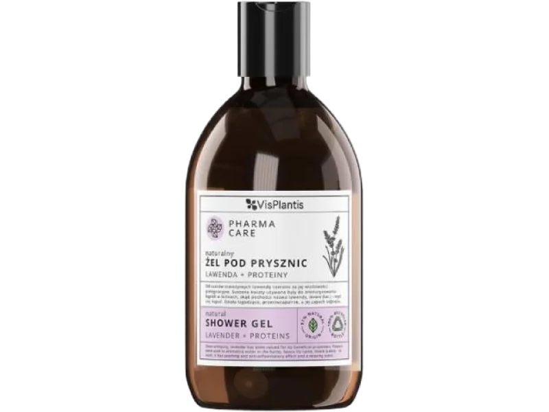 Vis Plantis Pharma Care naturalny żel pod prysznic Lawenda + proteiny, 500 ml
