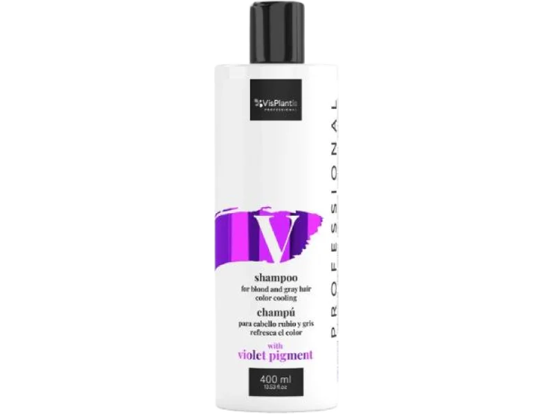 VisPlantis Professional Szampon do włosów blond i siwych ochładzający kolor, 400 ml