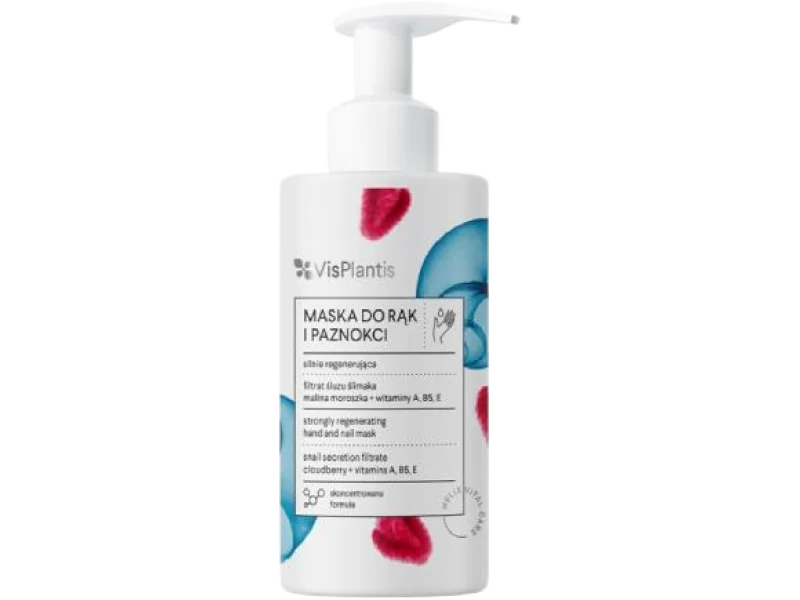 VisPlantis Silnie regenerująca maska do rąk i paznokci, 135 ml