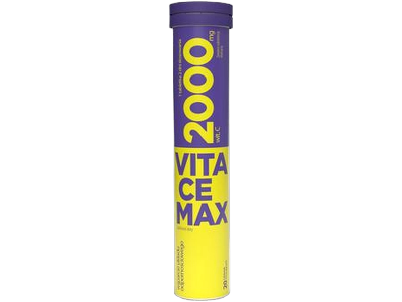 Vitacemax, tabletki musujące, 2000 mg, 20 tabl.