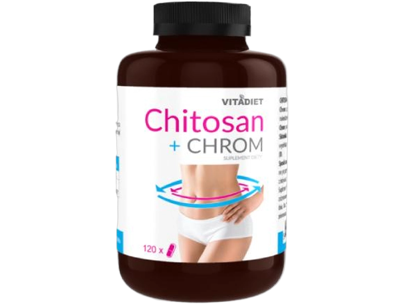 Vitadiet Chitosan + chrom, kapsułki, 120 kaps.