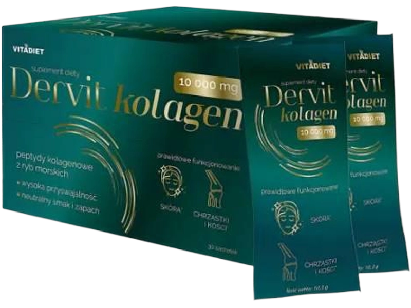 Vitadiet Dervit kolagen, proszek, 30 sasz.