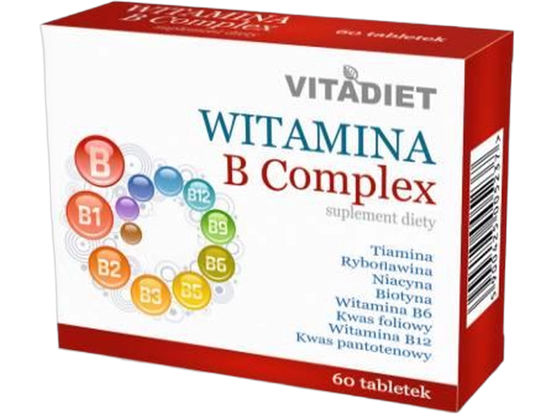 Vitadiet Witamina B complex, tabletki, 60 tabl.