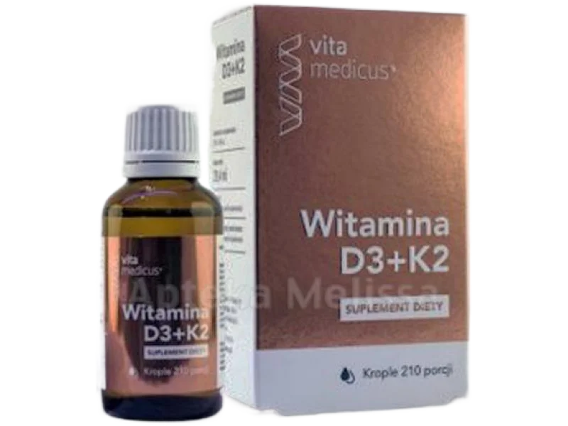 VITAMEDICUS Witamina D3+K2, krople, 29,4 ml