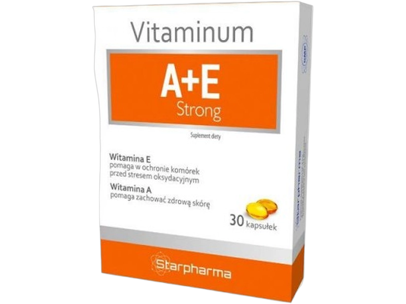 Vitaminum A+E Strong, kapsułki, 30 kaps.