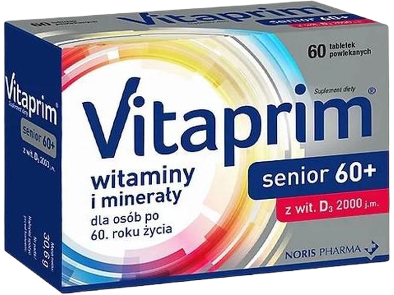 Vitaprim Senior 60+, tabletki, 60 tabl.