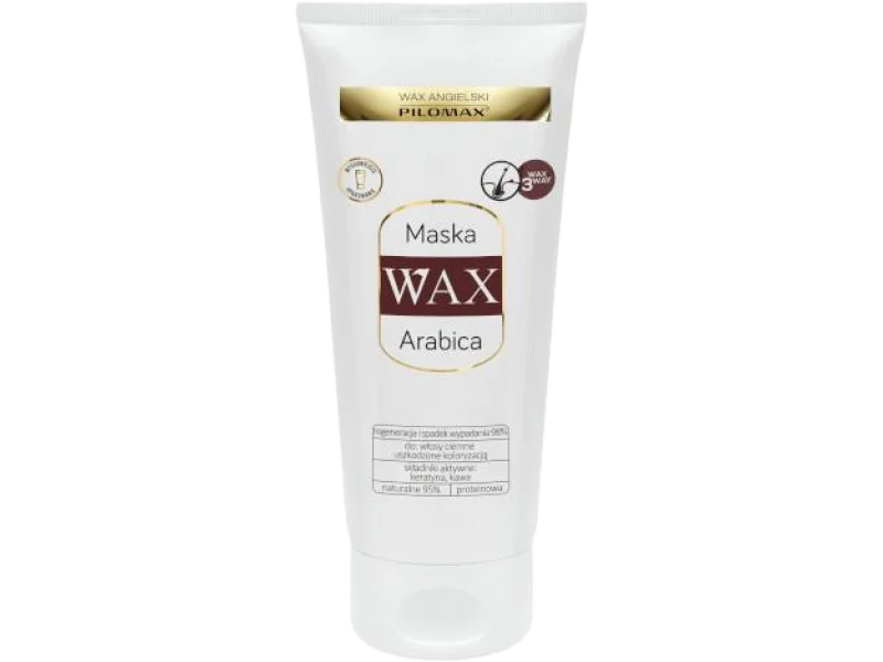 WAX ang Pilomax Arabica Maska wygładzająca do włosów farbowanych i ciemnych, 200 ml