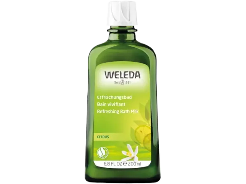 Weleda cytrusowe orzeźwiające mleczko do kąpieli, 200 ml