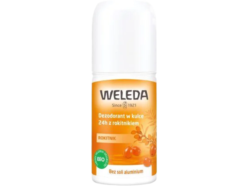 WELEDA Dezodorant w kulce 24h z rokitnikiem, roll-on, 50 ml