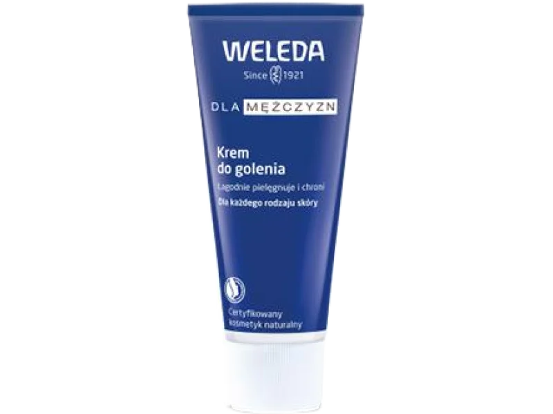 Weleda dla mężczyzn krem do golenia, 75 ml