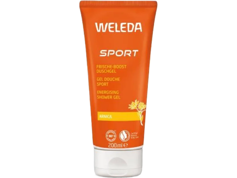 Weleda energizujący żel pod prysznic z arniką, 200 ml