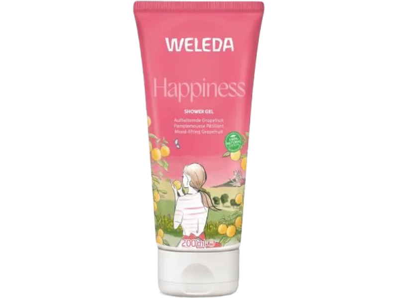 Weleda Happiness Żel pod prysznic z grejpfrutem, żel, 200 ml
