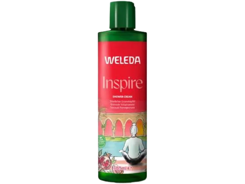 Weleda Inspire Kremowy płyn pod prysznic z granatem, 400 ml