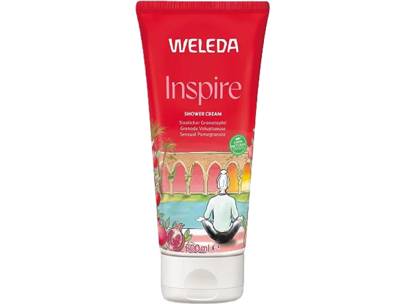 Weleda Inspire Shower Cream z granatem, żel, 200 ml
