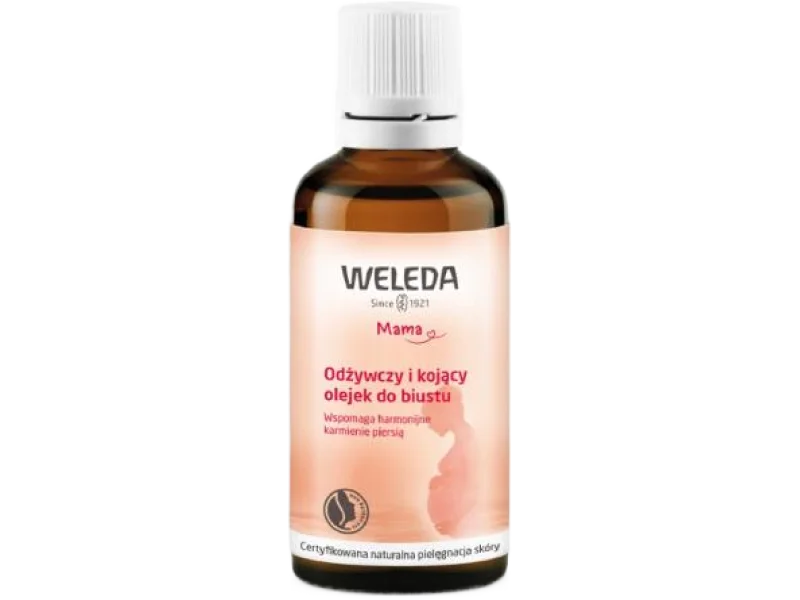 WELEDA Mama Odżywczy i kojący olejek do biustu, 50 ml