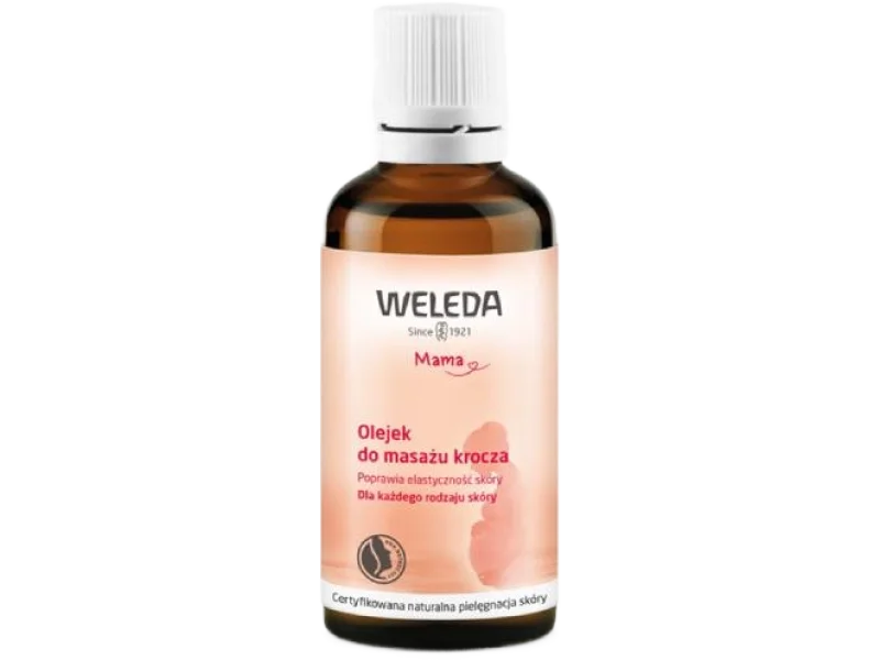 WELEDA Mama Olejek do masażu krocza dla kobiet w ciąży, 50 ml
