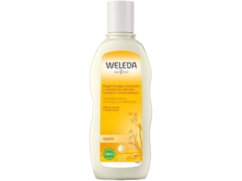 WELEDA Szampon regenerujący z owsem do włosów suchych i zniszczonych, 190 ml