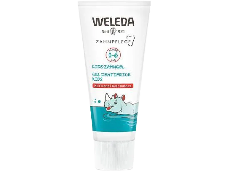 Weleda Żel do zębów dla dzieci z fluorem 0-6 lat, żel, 1000-1350 ppm, 50 ml