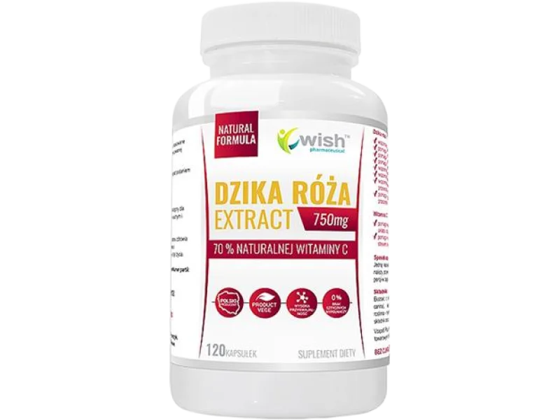 Wish dzika róża extract, kapsułki, 120 kaps.